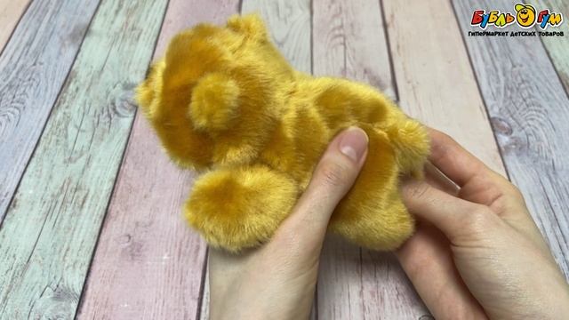 Игрушка мягкая LANSON TOYS Мишка бурый мини 12см - видео