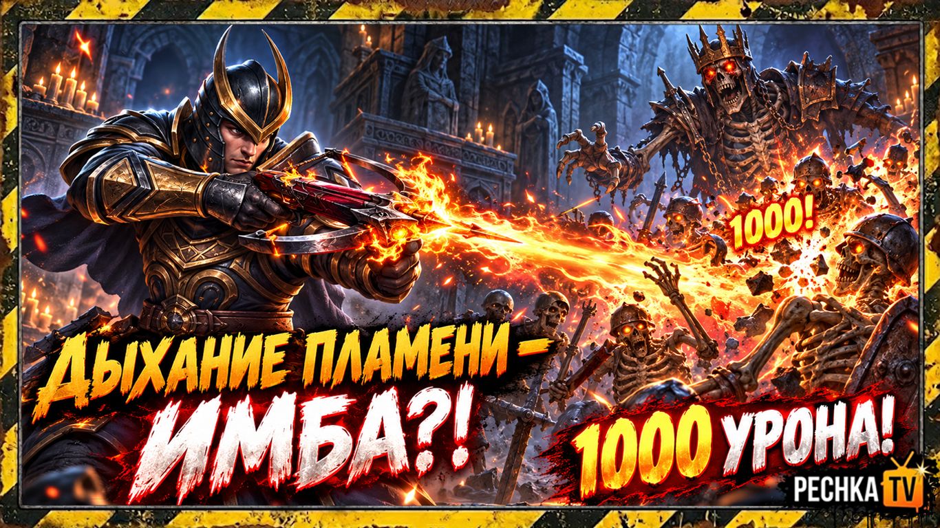 ДЫХАНИЕ ПЛАМЕНИ — ЭТО ИМБА?! ДИКИЙ УРОН В ДРЕВНЕМ МОГИЛЬНИКЕ GRIM SOUL | Pechka TV