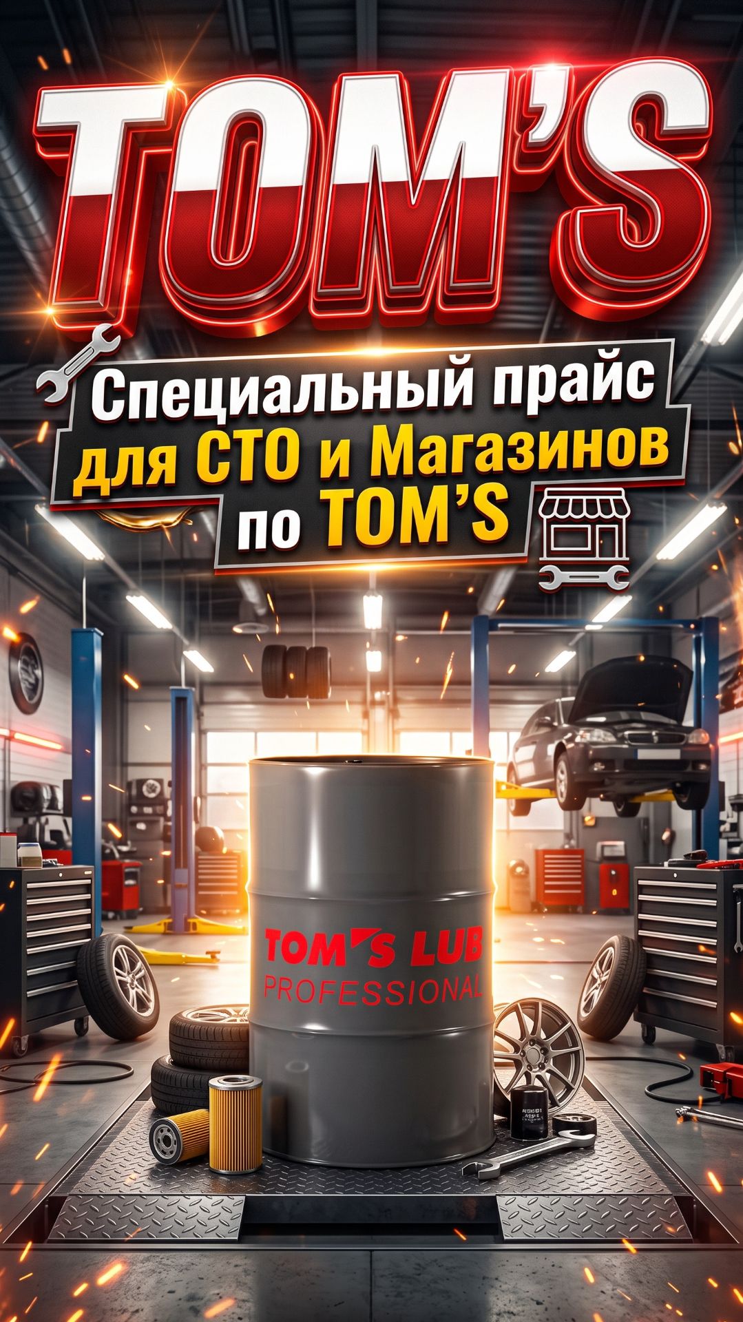 Специальный прайс для СТО и Магазинов по TOM'S #anton_mygt