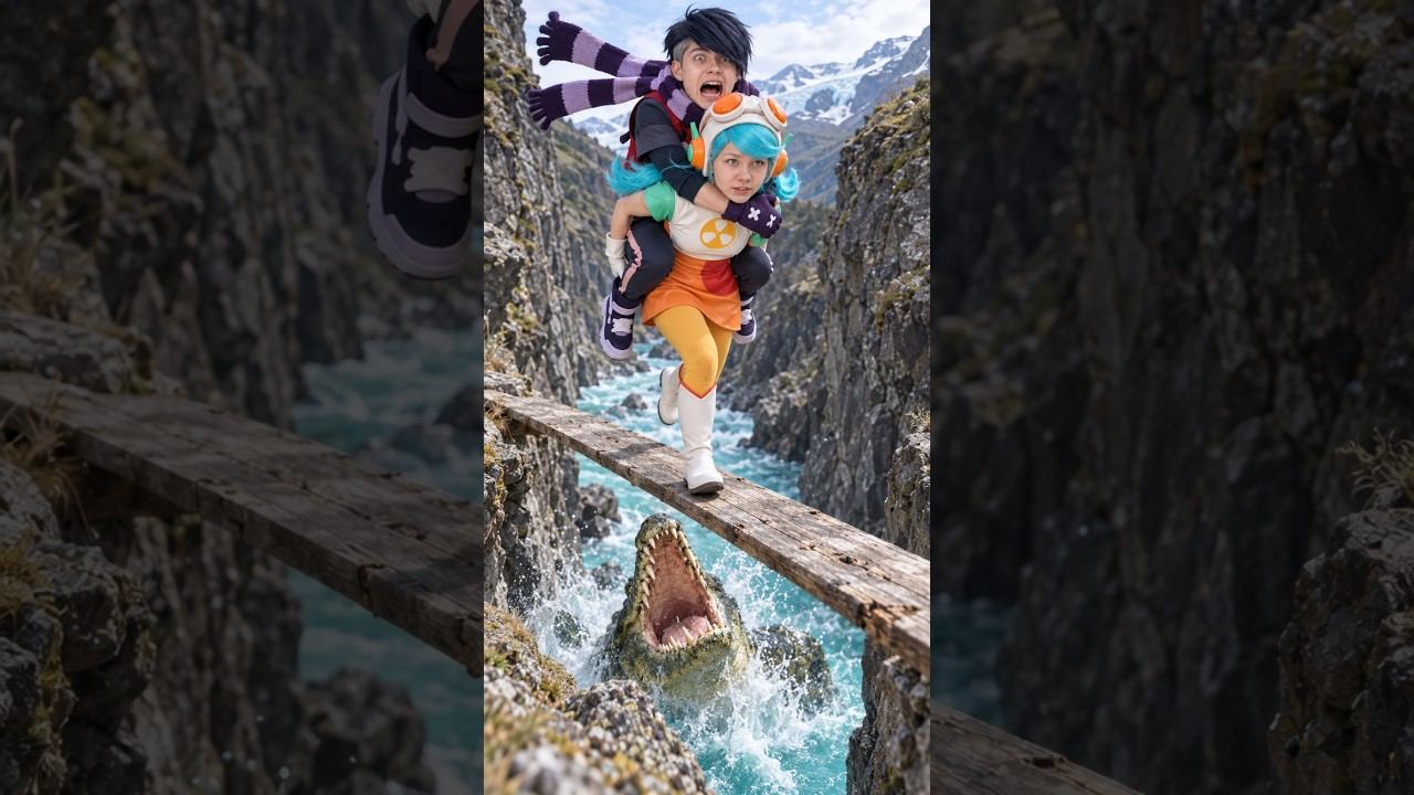 The Crocodile Waited… but the Bridge Didn't Break  Brawl Stars in Real Life