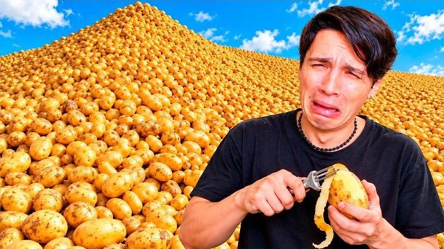 Я ДОЛЖЕН ПОЧИСТИТЬ ВСЮ ЭТУ ГОРУ КАРТОШКИ, ЧТОБЫ СБЕЖАТЬ!😱🥔