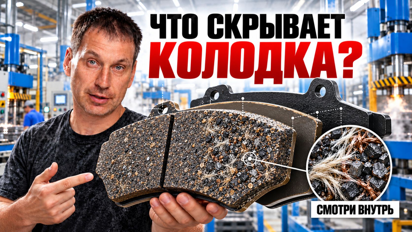 ТЫ ДОВЕРЯЕШЬ ЭТОМУ СВОЮ ЖИЗНЬ. Из чего делают тормозные колодки?