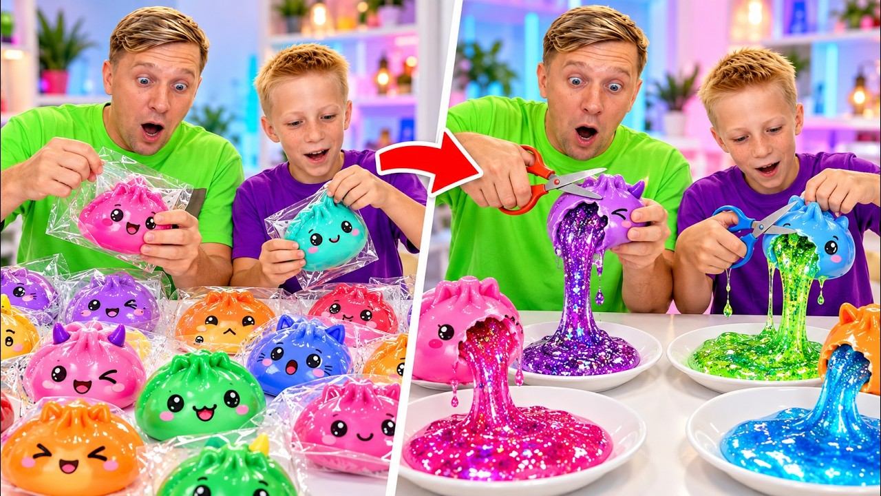 Внутри Сквиши Пельменей ОКАЗАЛОСЬ ЭТО?! - Family Box