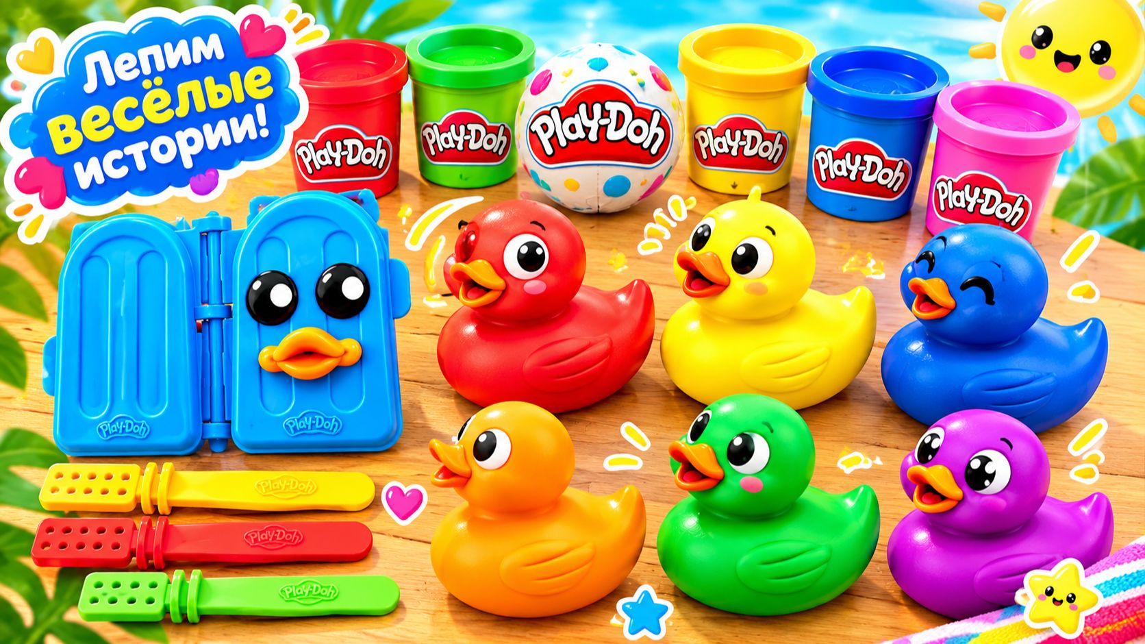 Мультики для малышей. 🦆 УТЯТА И ВОЛШЕБНЫЙ ПЛАСТИЛИН! 🌈 Смотреть онлайн мультики детям.