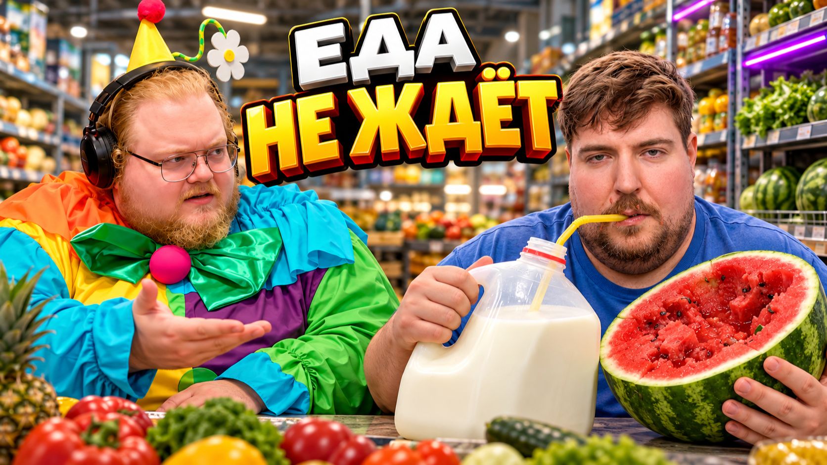 СЪЕСТЬ МАГАЗИН РАДИ МИЛЛИОНА — СКОЛЬКО ВЫДЕРЖИШЬ? ► MrBeast ► РЕАКЦИЯ T2x2