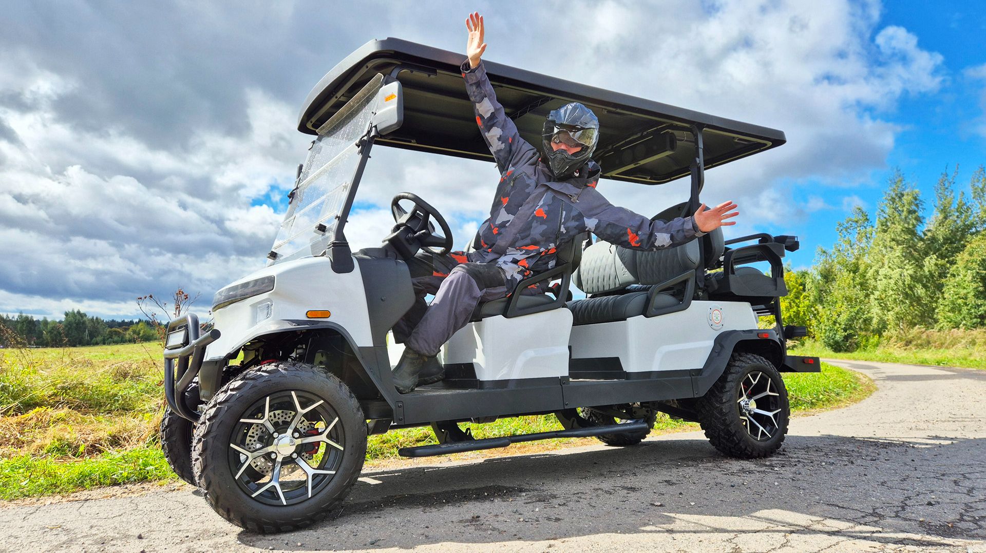 Гольфкар - это не для гольфа! Самый недооцененный вид техники! Sharmax golfcar 5000