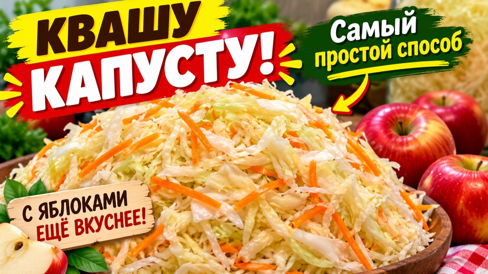 Квашу КАПУСТУ! Самый простой способ заквасить капусту! Получается очень вкусно