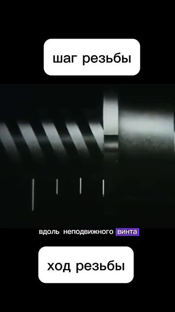 Ход резьбы. Шаг резьбы