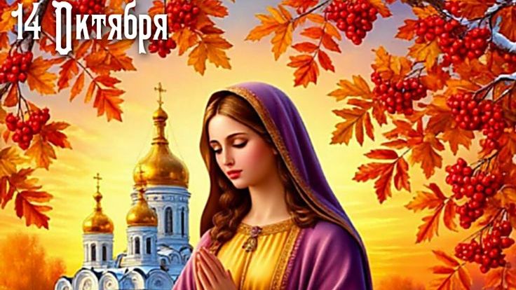 14 октября — Покров Пресвятой Богородицы! Музыкальная открытка с тёплыми словами 🌾💖