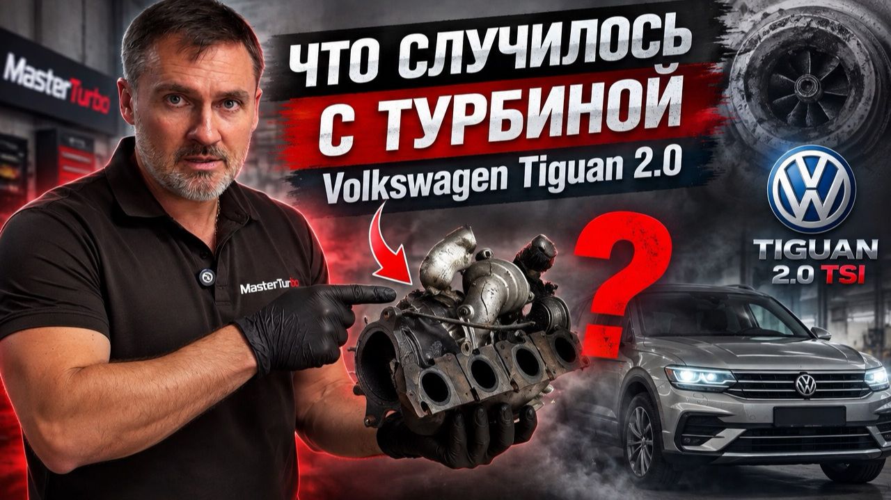 Ремонт турбины Volkswagen Tiguan 2.0. Какая основная проблема всех бензиновых турбокомпрессоров?