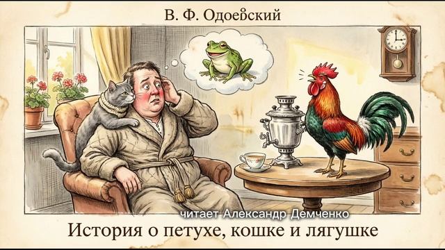 "История о петухе, кошке и лягушке". В. Ф. Одоевский. | Аудиокнига. Александр Демченко