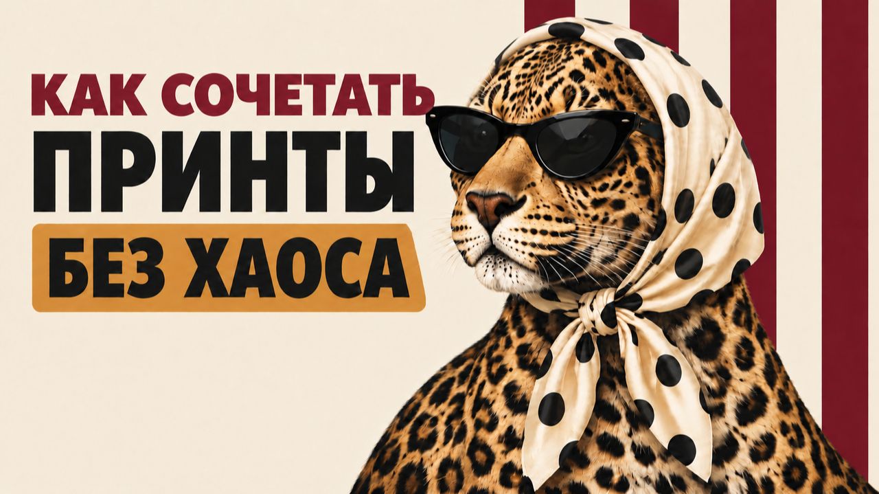 Как сочетать принты: понятная система без хаоса-