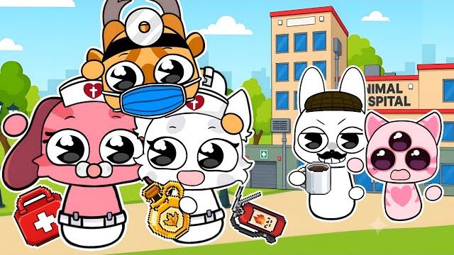 О НЕТ! МЕДСЁСТРЫ ПРЕВРАТИЛИСЬ В МАЛЫШЕЙ! | АНИМАЦИЯ ANIMAL HOSPITAL