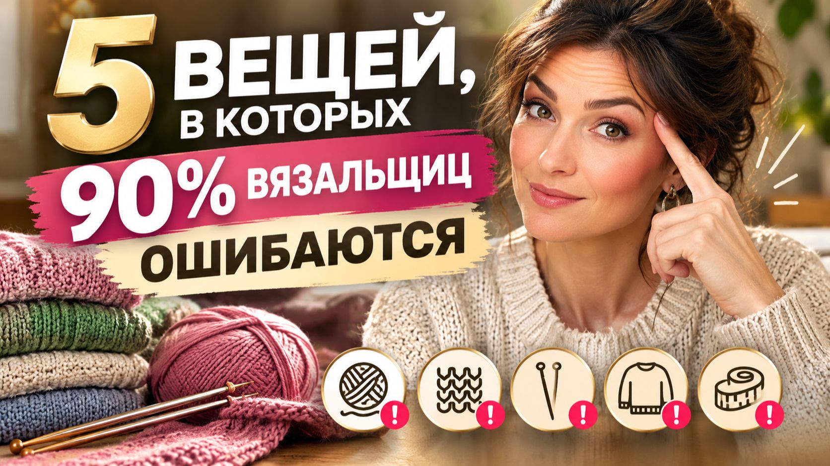 5 вещей, в которых 90% вязальщиц ошибаются