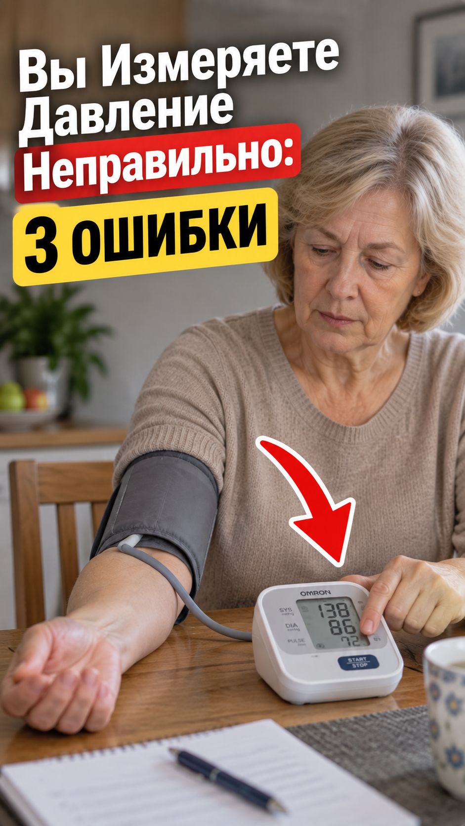 Вы Измеряете Давление Неправильно: 3 Ошибки #здоровье