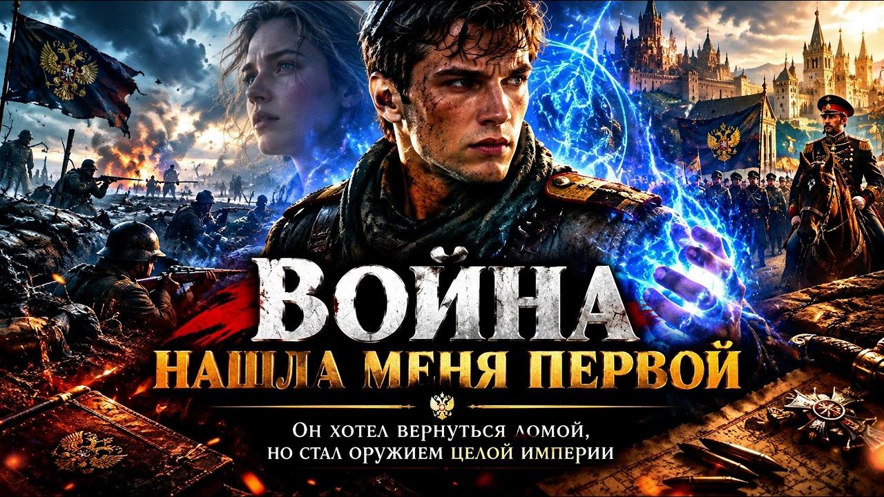Аудиокнига полностью. Попаданцы. «Война нашла меня первой» Книга 1 из 3