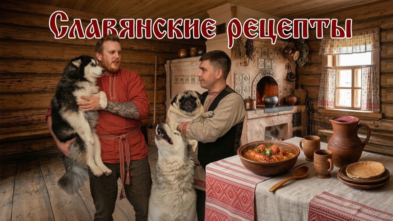 СЫТЫЙ ХАСКИ. СУП ИЗ РАКОВ. СВЕКОЛЬНЫЙ КВАС. ЖАРЕНЫЙ ПАПОРОТНИК