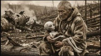 Охотники в тайге набрели на разбитый космический корабль