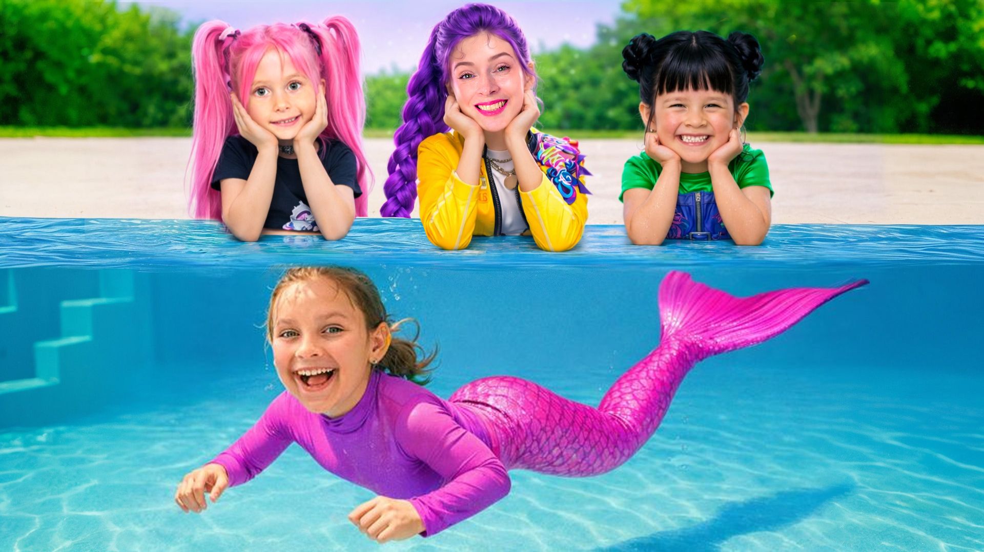 🧜♀️ Мы превратились в русалок! ✨🌊 | Волшебное приключение для детей