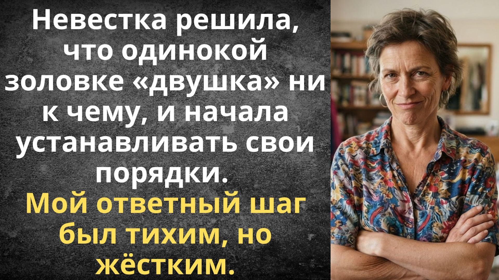 Одинокой бабе двушка не нужна, перебьёшься в коммуналке! — заявила невестка | Истории из жизни