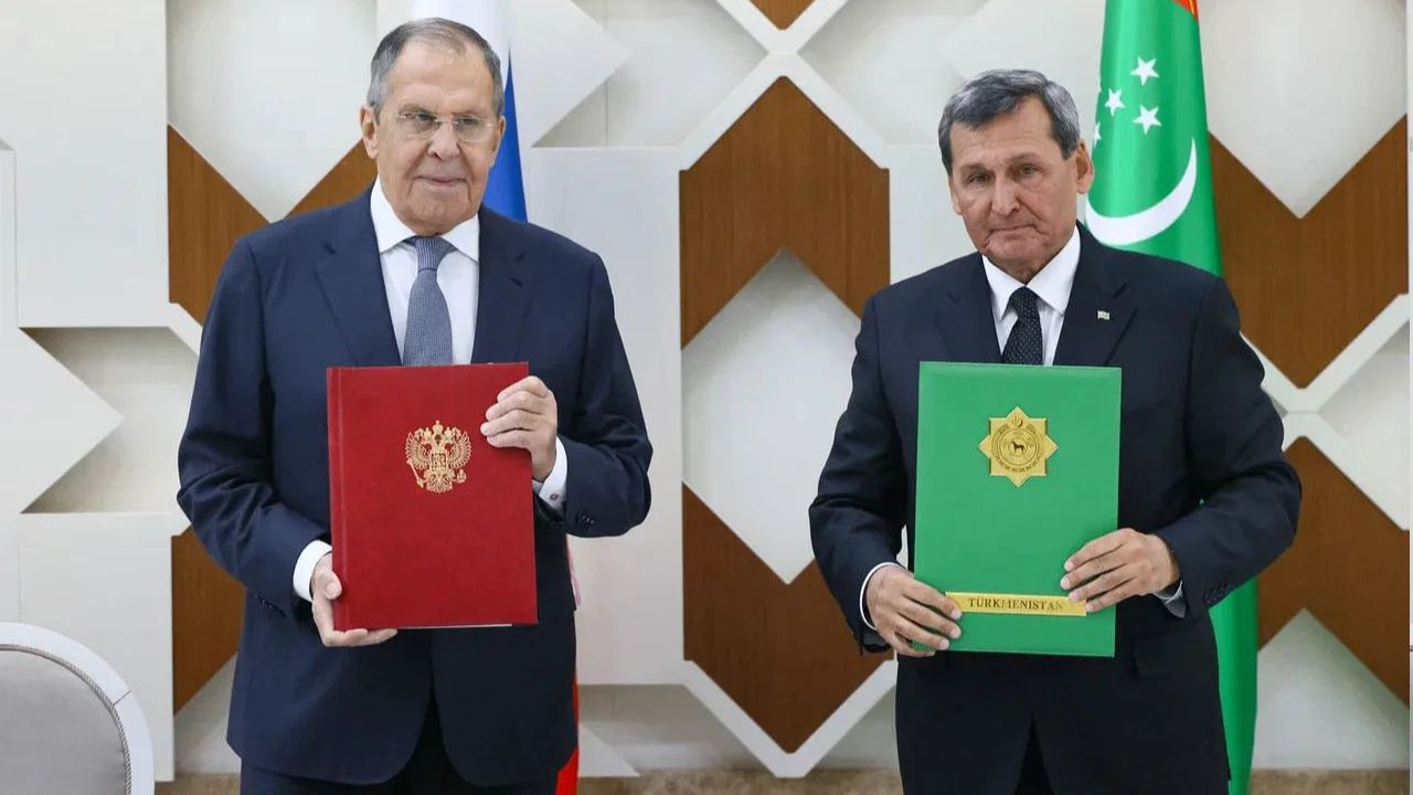 Церемония подписания документов между МИД России и Туркменистана, Туркменбаши, 7 октября 2026 года
