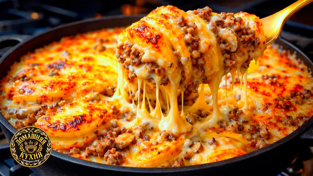 Сколько ни пробовала, НО ЭТОТ ВАРИАНТ САМЫЙ ВКУСНЫЙ! Говядина с картофелем, СЕКРЕТ в подливе!