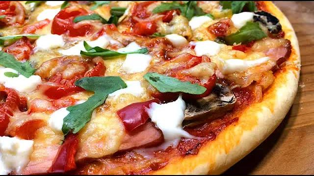 ВКУСНОЕ ТЕСТО для пиццы. Пицца САМЫЙ ПРОСТОЙ и ВКУСНЫЙ рецепт.