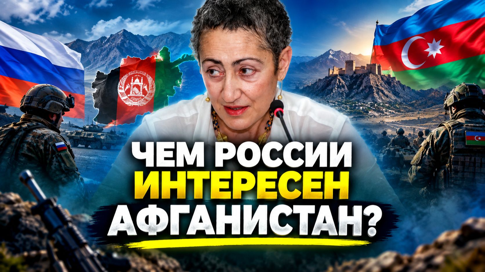 Каринэ Геворгян об отношениях России и Афганистана, военных базах в Азербайджане, положении Израиля