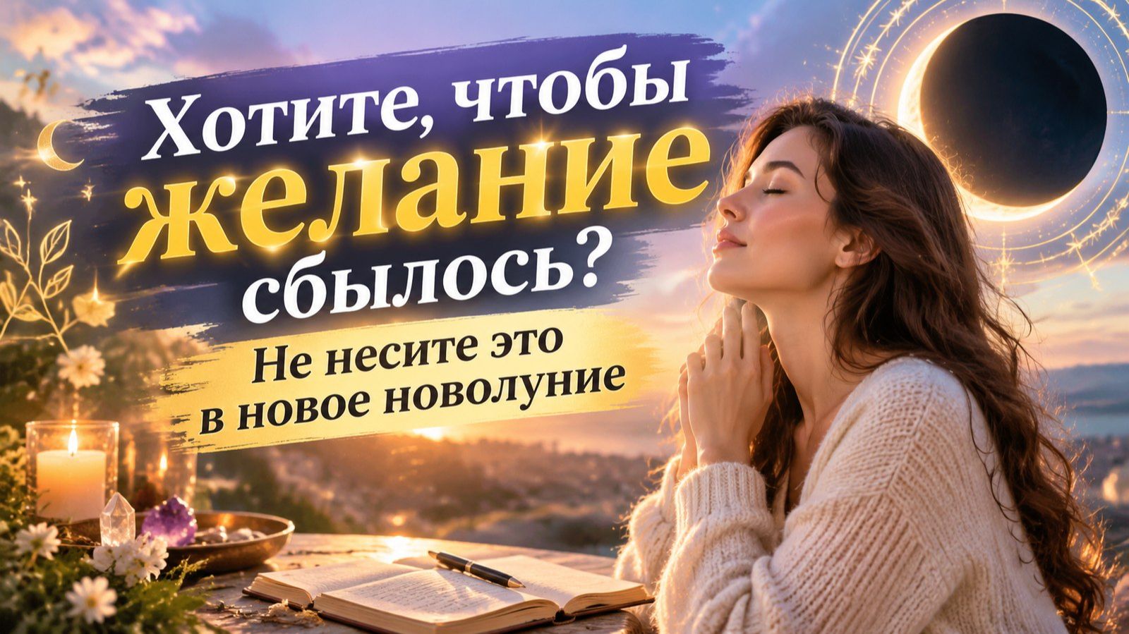 Хотите, чтобы желание сбылось_ Не несите это в новое новолуние