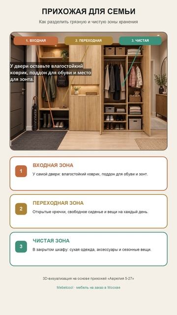 Прихожие и системы хранения