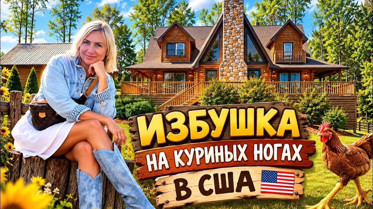 КАК ВЫЖИВАЮТ РУССКОЯЗЫЧНЫЕ НА ЗАГНИВАЮЩЕМ ЗАПАДЕ:🔥 Почти 6 АКРОВ по классной цене! Дом, ворота, ...