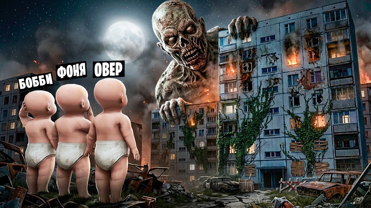ДЕТИ ПОПАЛИ В ЗОМБИ АПОКАЛИПСИС! УГАР И БЕЗУМИЕ В Garry`s Mod - Овер Шоу