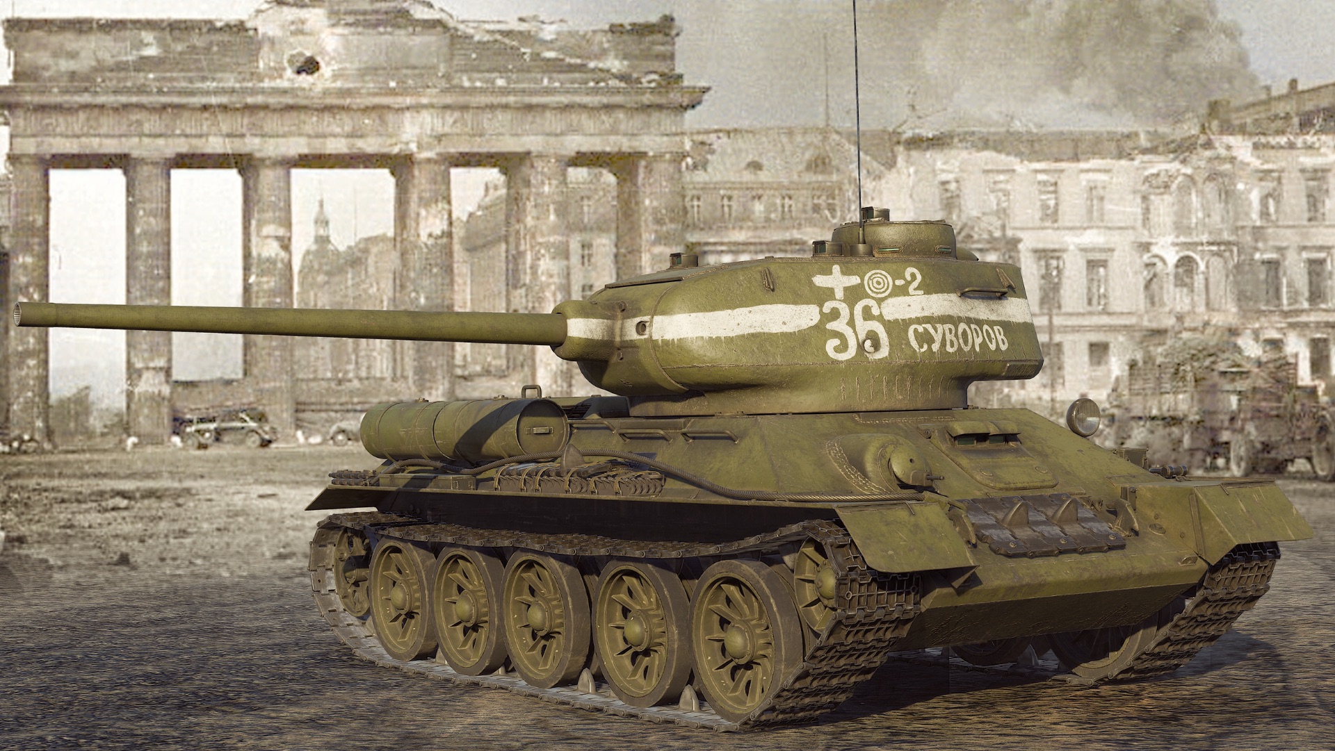 ВНУТРИ ТАНКА Т 34 - 85