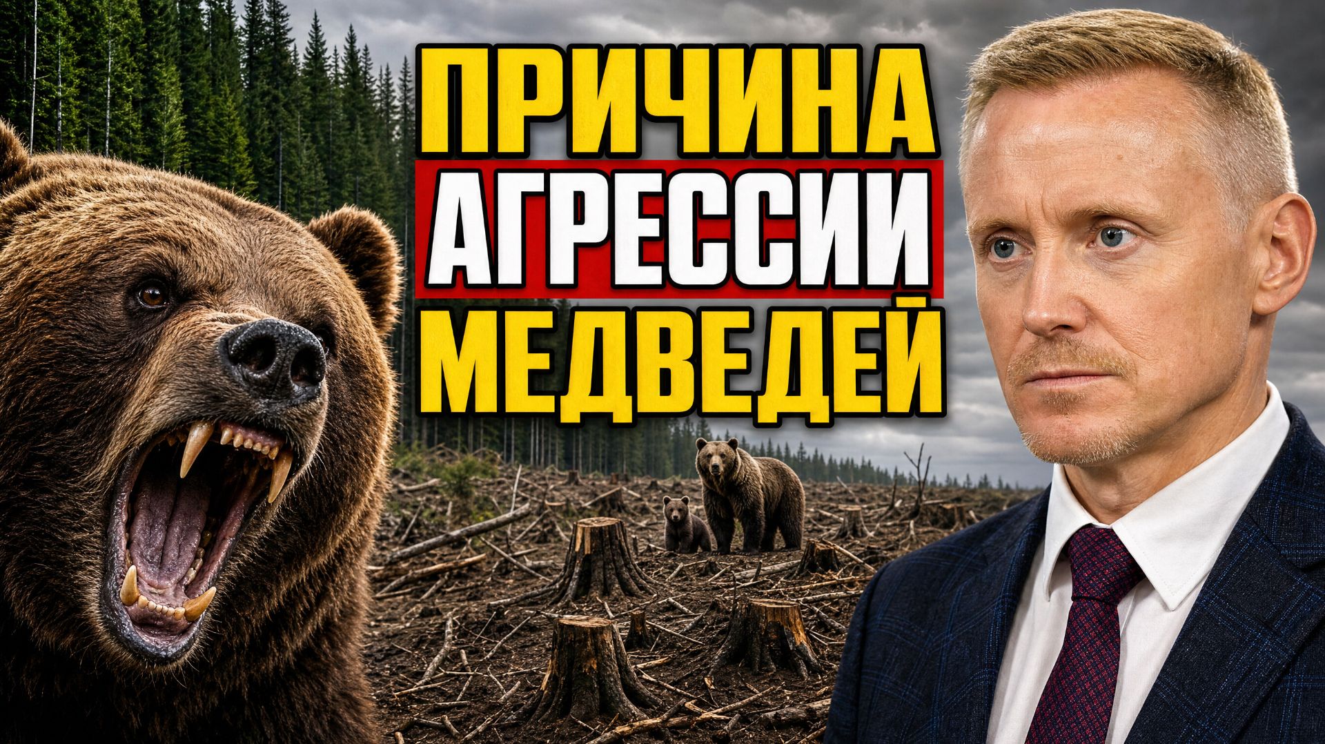Почему медведи стали нападать на людей? Вся правда, о которой молчат! А. Усанин