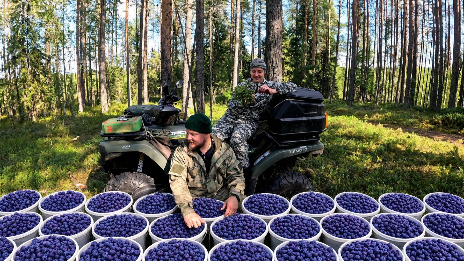 В ЛЕС ЗА ЯГОДАМИ.ТАЁЖНЫЙ ЗАРАБОТОК. ЖИЗНЬ В ДЕРЕВНЕ