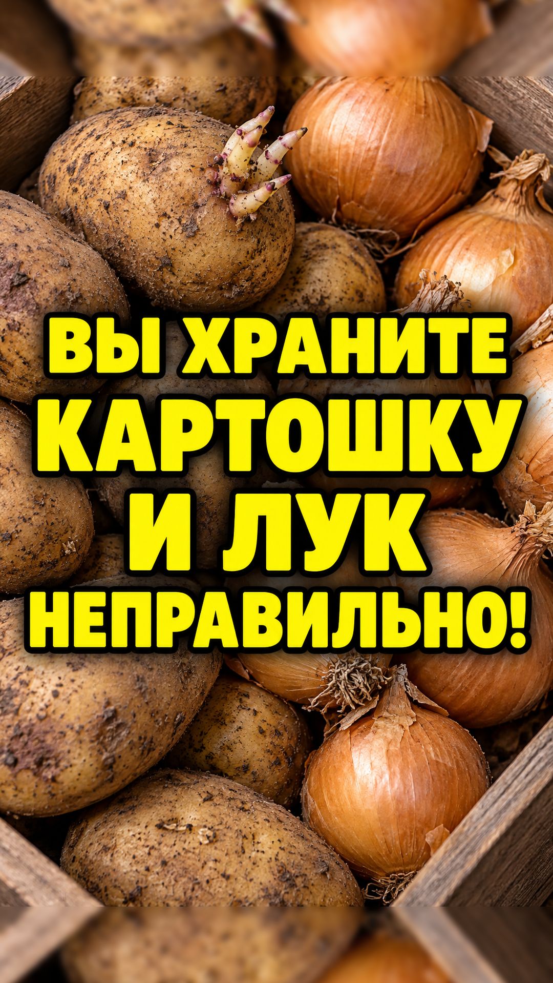 Вы храните картошку и лук неправильно! #здоровье