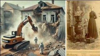 При сносе дома в подвале нашли тайник с фотографиями из другого мира