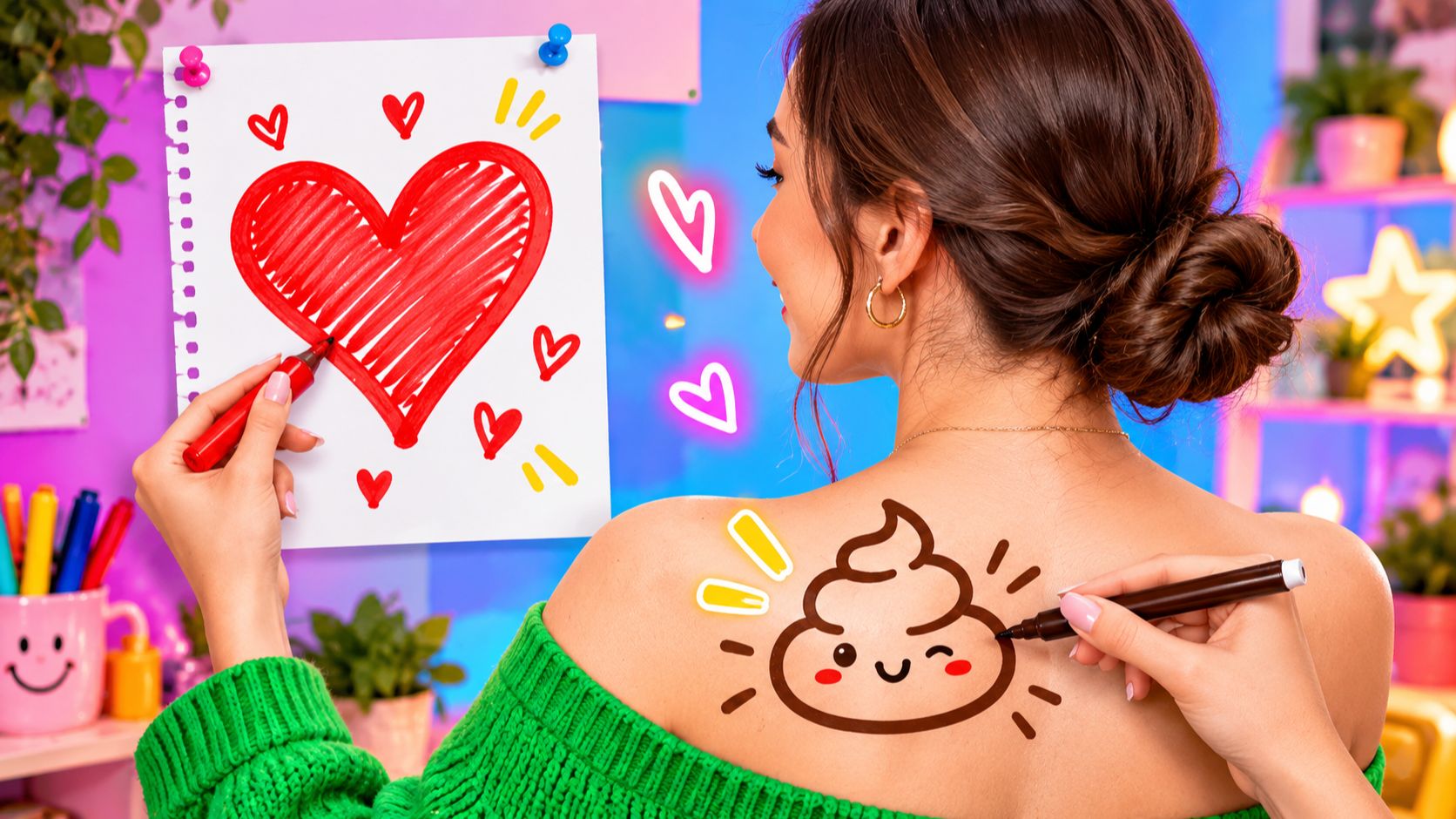 Творческое состязание богача и бедняка! 🎨✨ Рисунок на приз