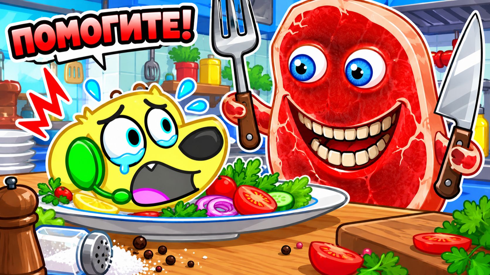 😱 ЧАРЛИ СТЕЙК ОТОМСТИЛ НАМ! РОБЛОКС! ROBLOX!