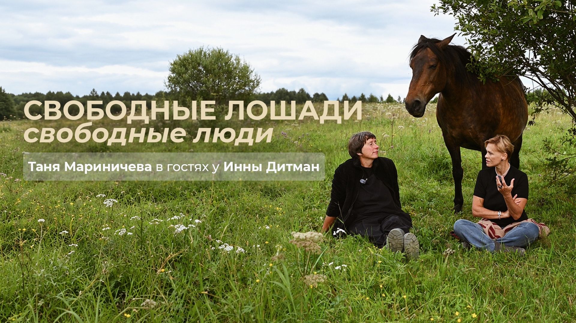 Свободные лошади — свободные люди: Таня Мариничева в гостях у Инны Дитман