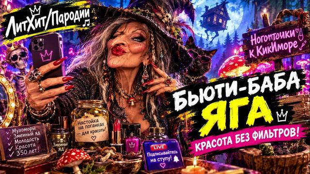 БАБА ЯГА СТАЛА БЬЮТИ-БЛОГЕРОМ!