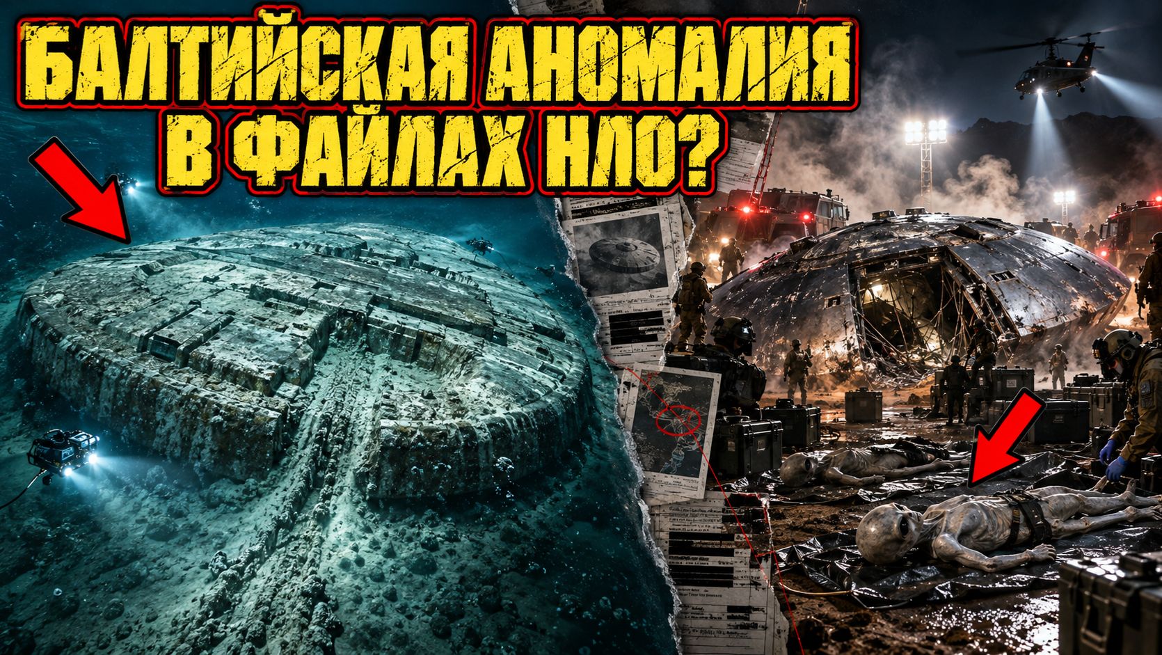 Балтийская аномалия и видео с пришельцами у разбившегося НЛО всплыли в новых заявлениях разведчика