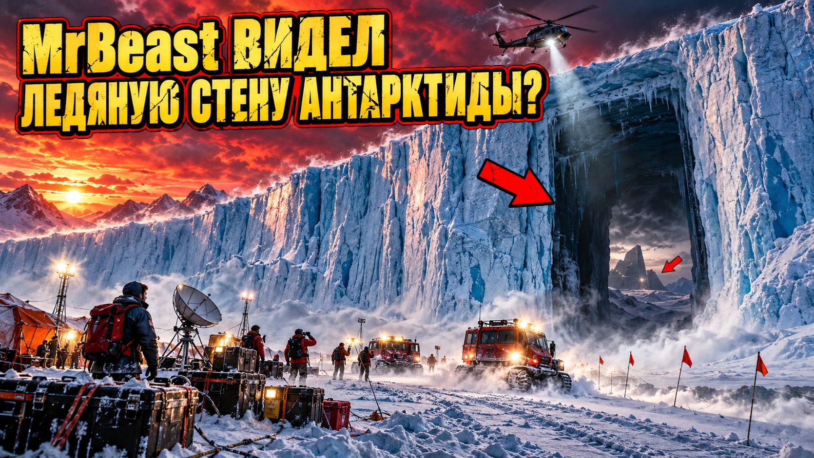 MrBeast после съёмок Антарктиды заговорил о ледяной стене и неожиданно оборвал тему