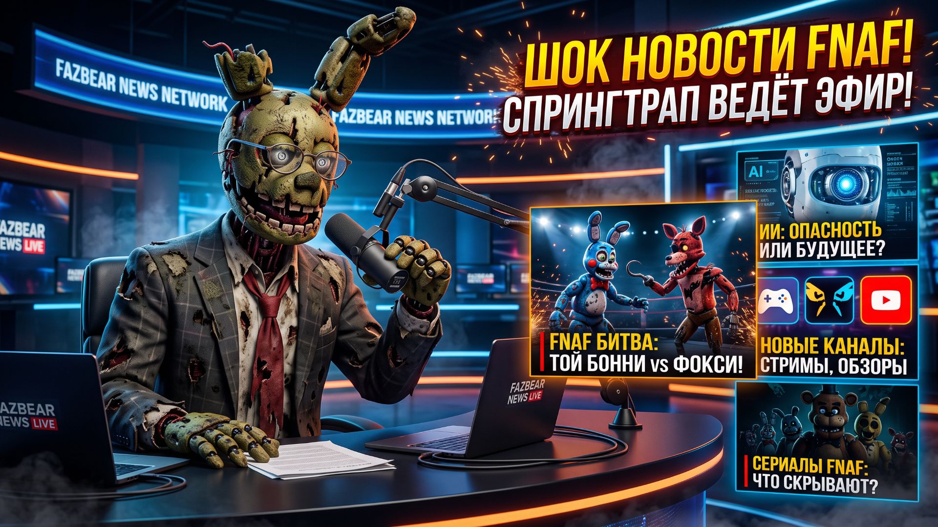 Новости от Спрингтрапа - НОВАЯ ЖИЗНЬ\ ИИ\ НОВЫЙ КОНТЕНТ