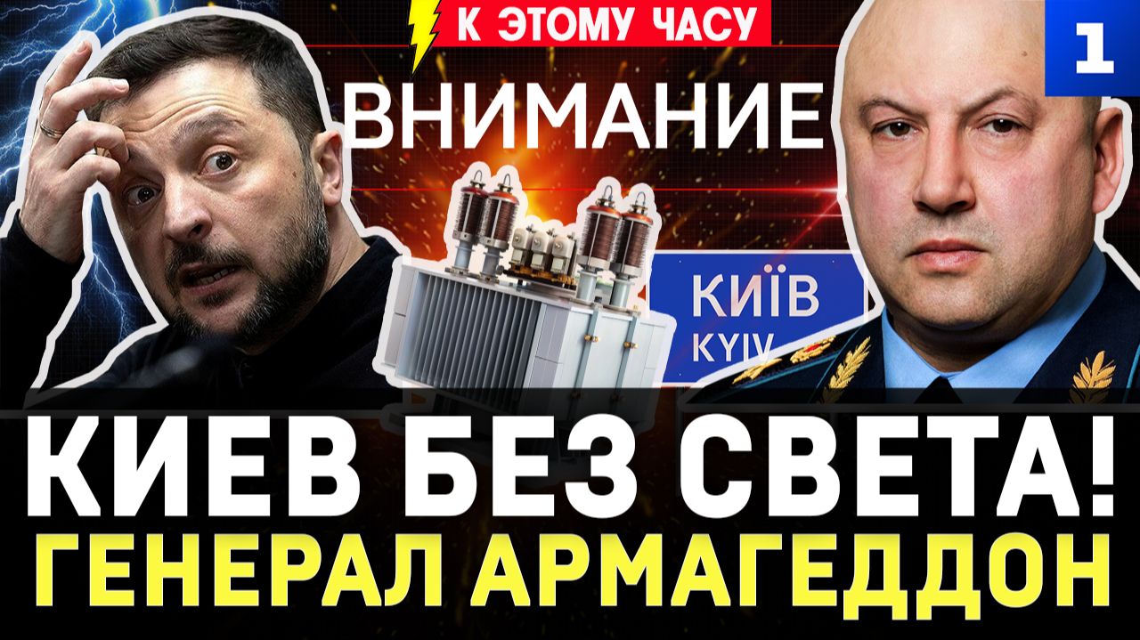 Киев без света! | Генерал Армагеддон вернулся | Зеленский допрыгался | Удар по «Яндексу» | Штурм ТЦК