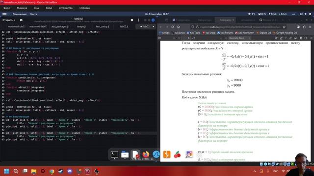 Математическое моделирование | Лабораторная работа №3
