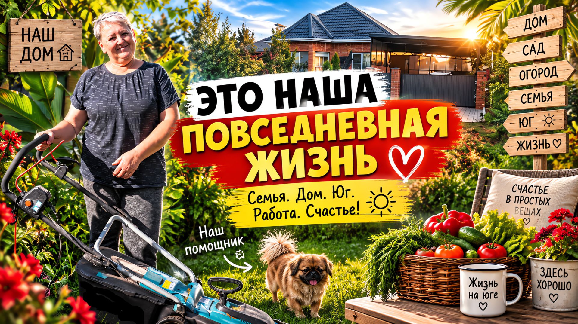 1221 Жизнь семьи/Моё новое постельное/Про розы/Работа на участке