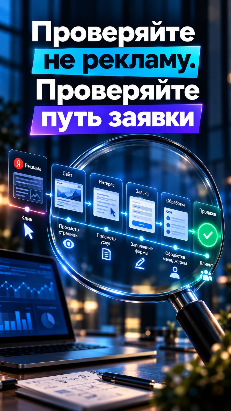Полтора месяца искали проблему в рекламе. Она была между сайтом и CRM