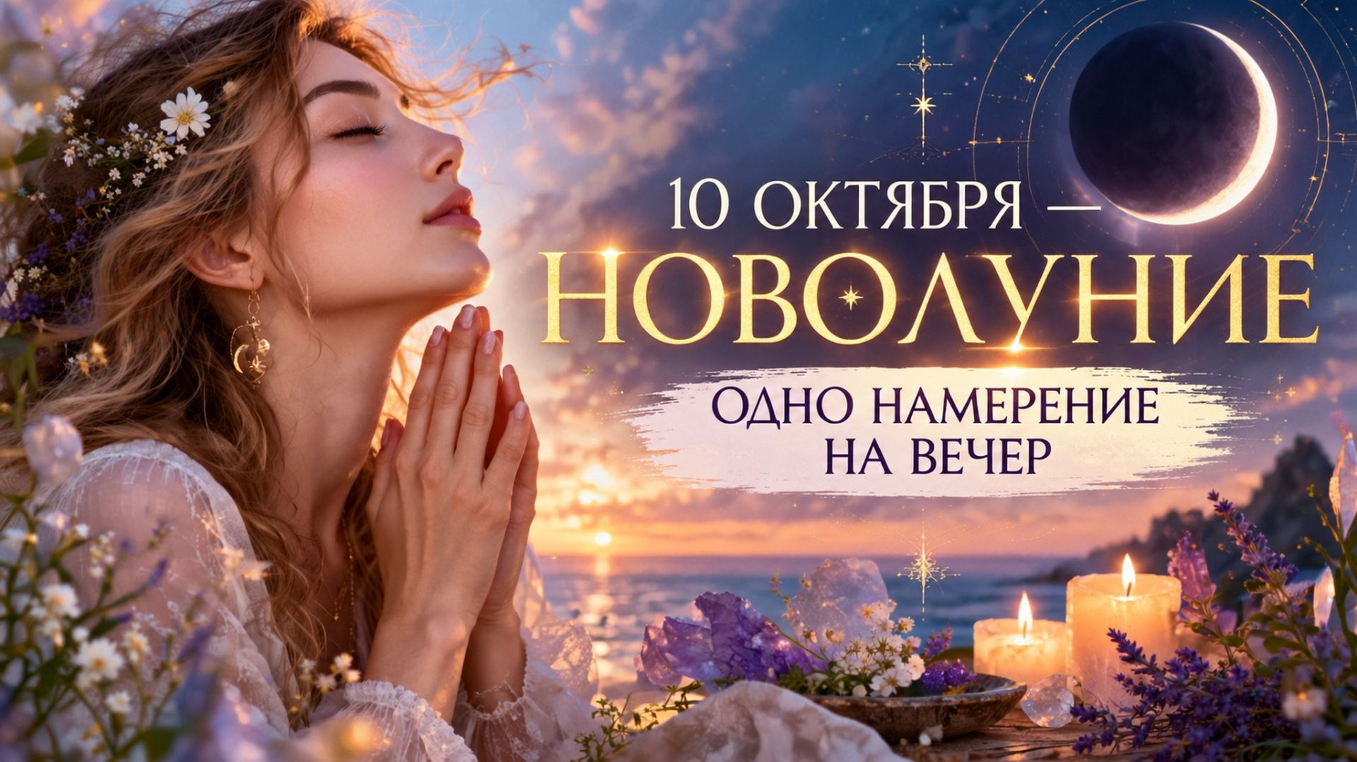 10 октября — новолуние_ одно намерение на вечер