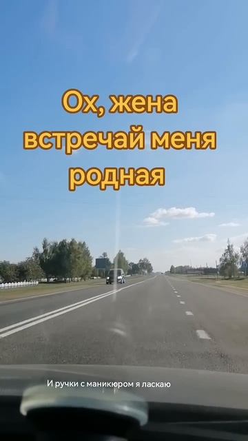 Ох, жена встречай меня родная